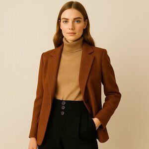 ASM ANNA High Rise Wide Leg Trouser Pants